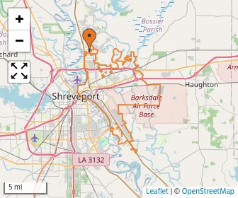 Area schools map